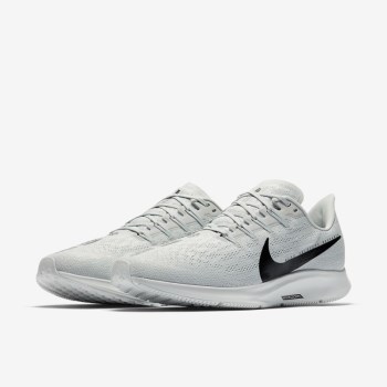 Nike Air Zoom Pegasus 36 - Férfi Futócipő - Platina/Fehér/Fekete